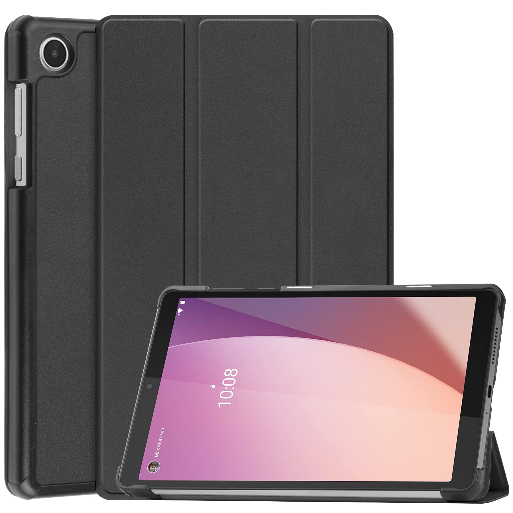 PU Leather Tablet Case for Lenovo Tab M8 Gen 4 Tri-fold Stand Protective Tablet Cover PU Leather Tablet Case for Lenovo Tab M8 Gen 4 Tri-fold Stand Protective Tablet Cover